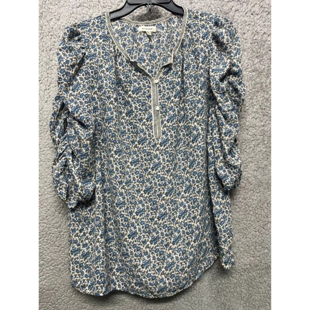 Max studio women floral top size XL